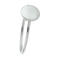 vDam Ring Rondje Zilver Gerhodineerd 1330171 Maat 15¼