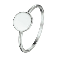 vDam Ring Rondje Zilver Gerhodineerd 1330174