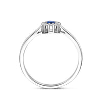 vDam Ring Saffier Zirkonia Zilver Gerhodineerd 1341435 Maat 19