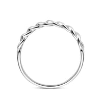 vDam Ring Schakel Zilver Gerhodineerd 1325165 Maat 14½