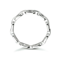 vDam Ring Schakel Zilver Gerhodineerd 1333679 Maat 16½
