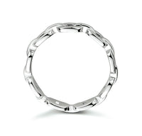 vDam Ring Schakel Zilver Gerhodineerd 1333681 Maat 17¾