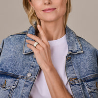 vDam Ring Tubogas Zilver Gerhodineerd 1339490 Maat 17¼