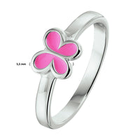 vDam Ring Vlinder Zilver Gerhodineerd 1329223 Maat 15