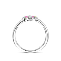 vDam Ring Vlinder Zilver Gerhodineerd 1337032 Maat 14¾