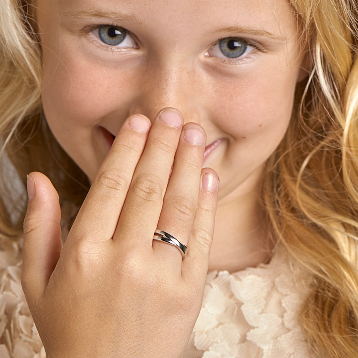 vDam Ring Zilver Gerhodineerd 1325160 Maat 15¼