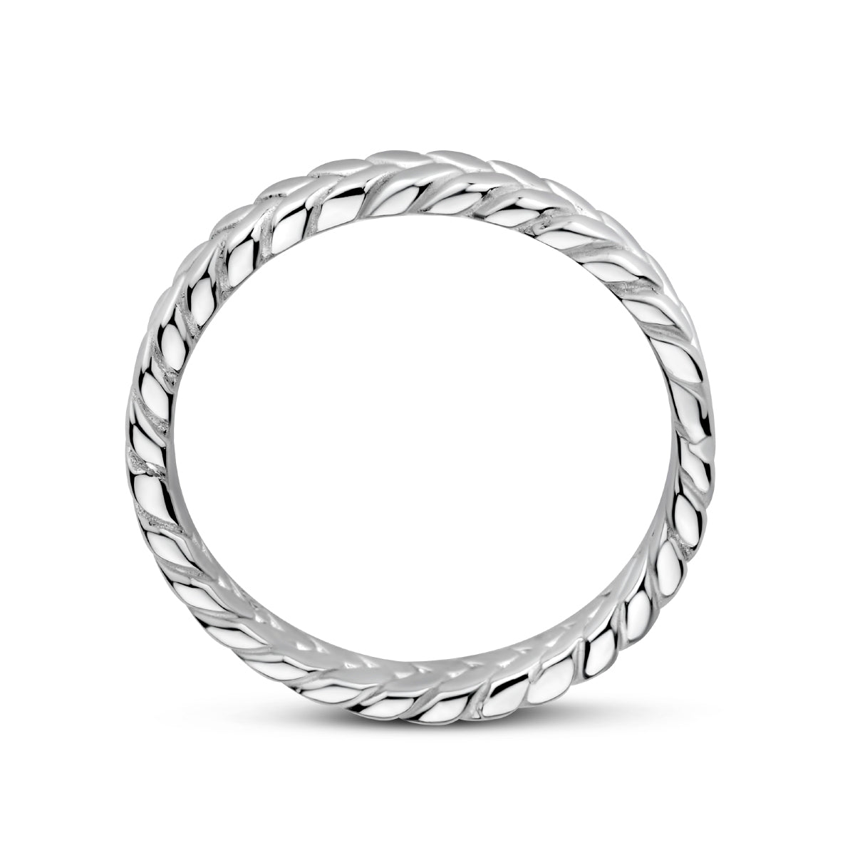 vDam Ring Zilver Gerhodineerd 1335261 Maat 17¾