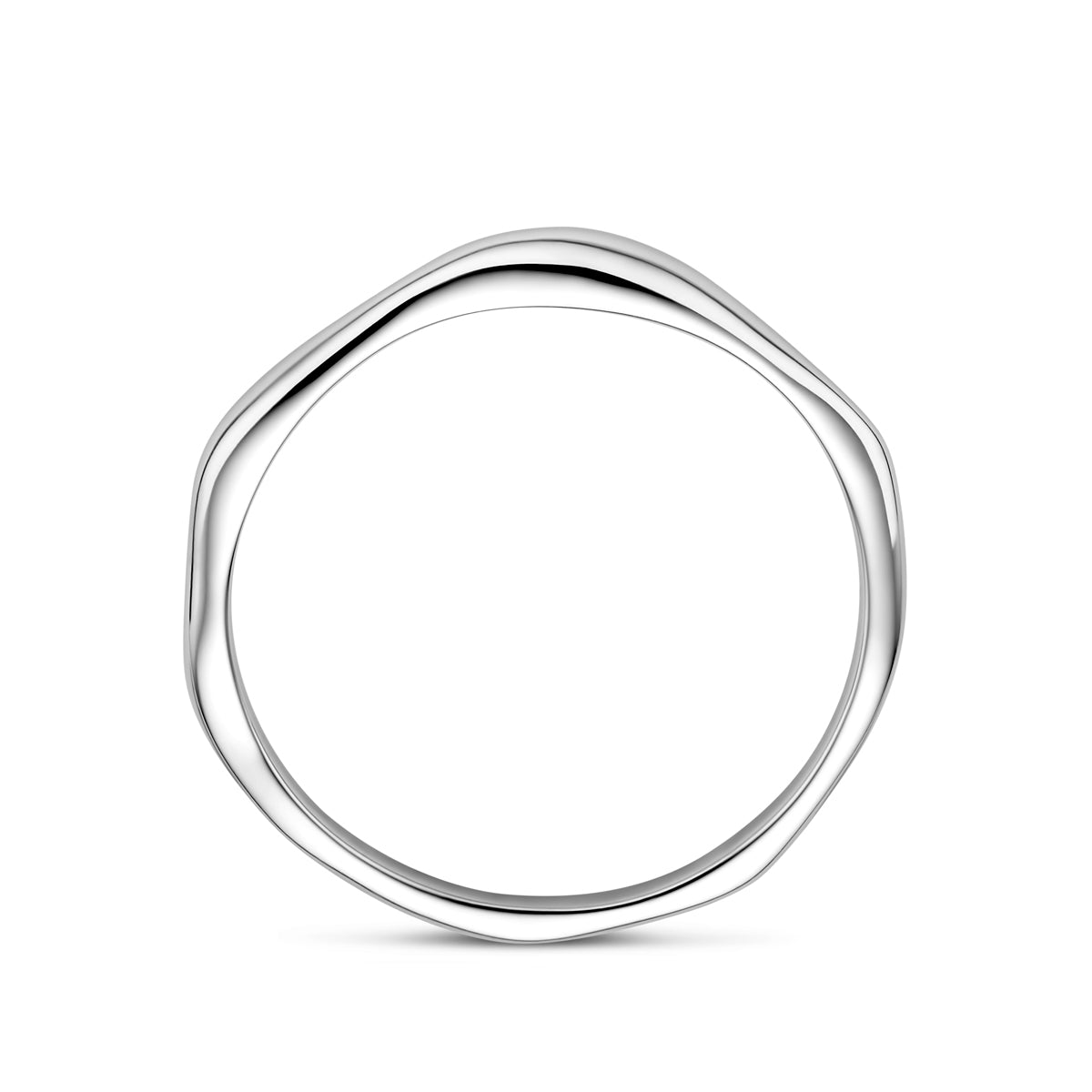 vDam Ring Zilver Gerhodineerd 1338812 Maat 17¾