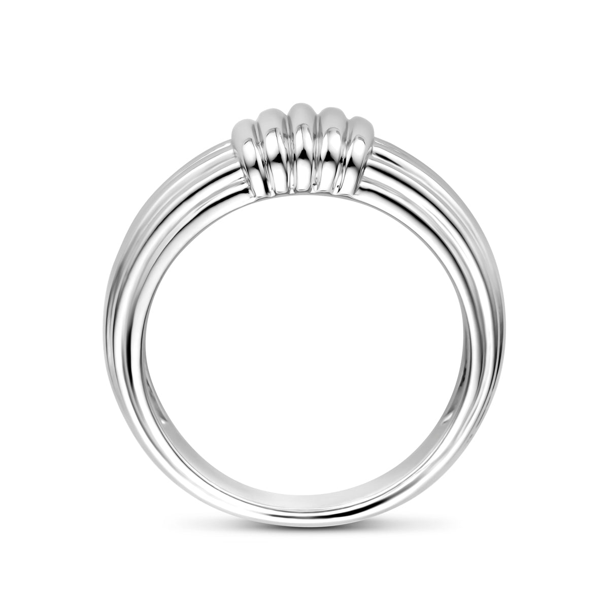 vDam Ring Zilver Gerhodineerd 1339215 Maat 16½