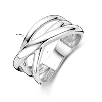 vDam Ring Zilver Gerhodineerd 1339427 Maat 17¾