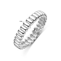 vDam Ring Zilver Gerhodineerd 1339484 Maat 17¾