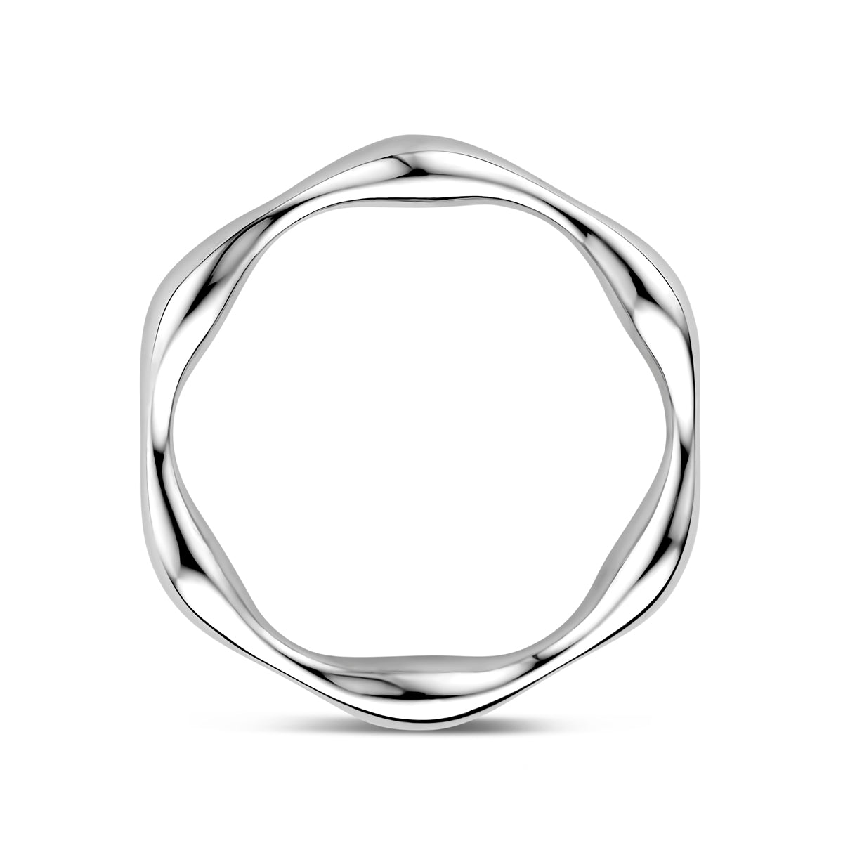 vDam Ring Zilver Gerhodineerd 1339542 Maat 17¼