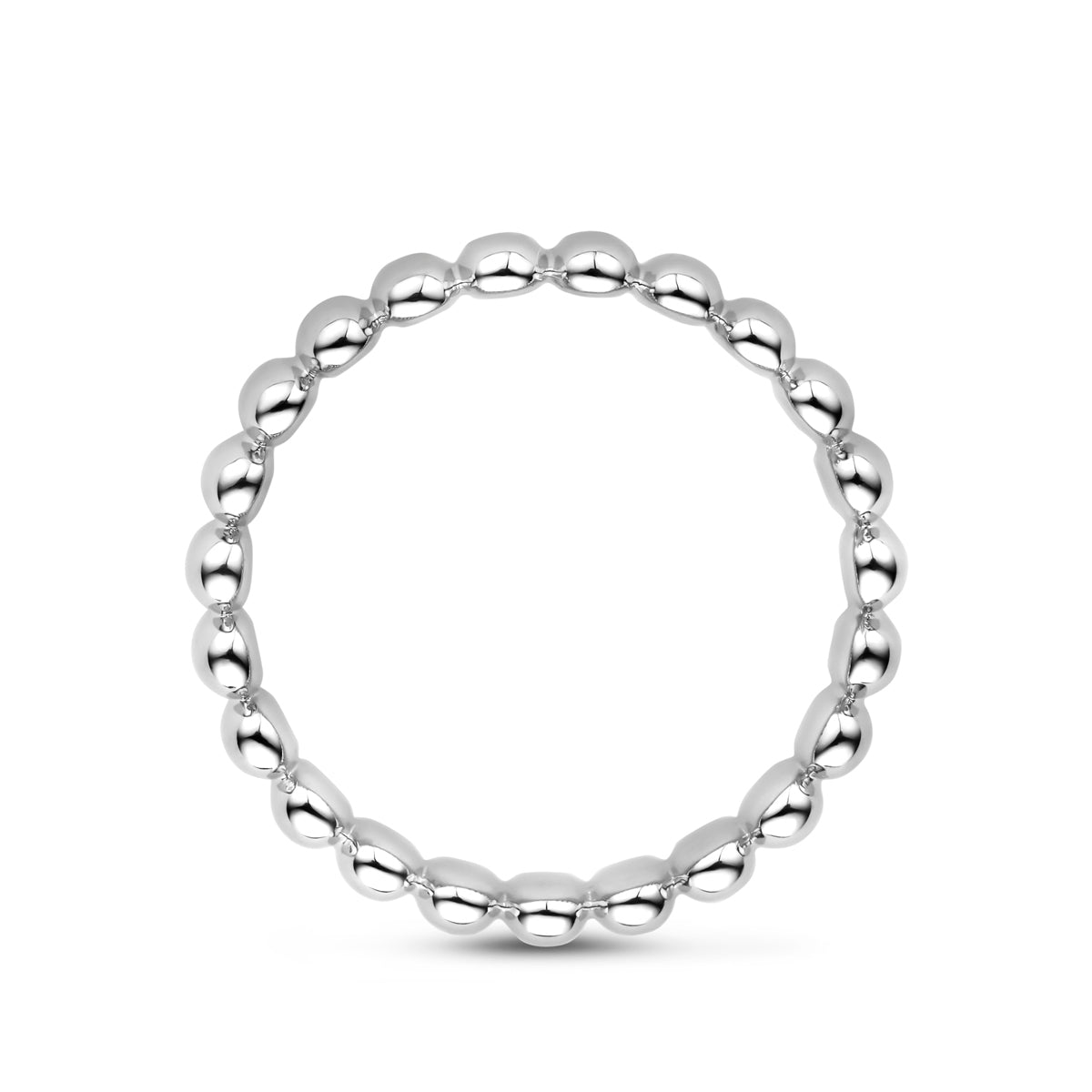 vDam Ring Zilver Gerhodineerd 1339575 Maat 16