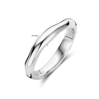 vDam Ring Zilver Gerhodineerd 1339842 Maat 17¾
