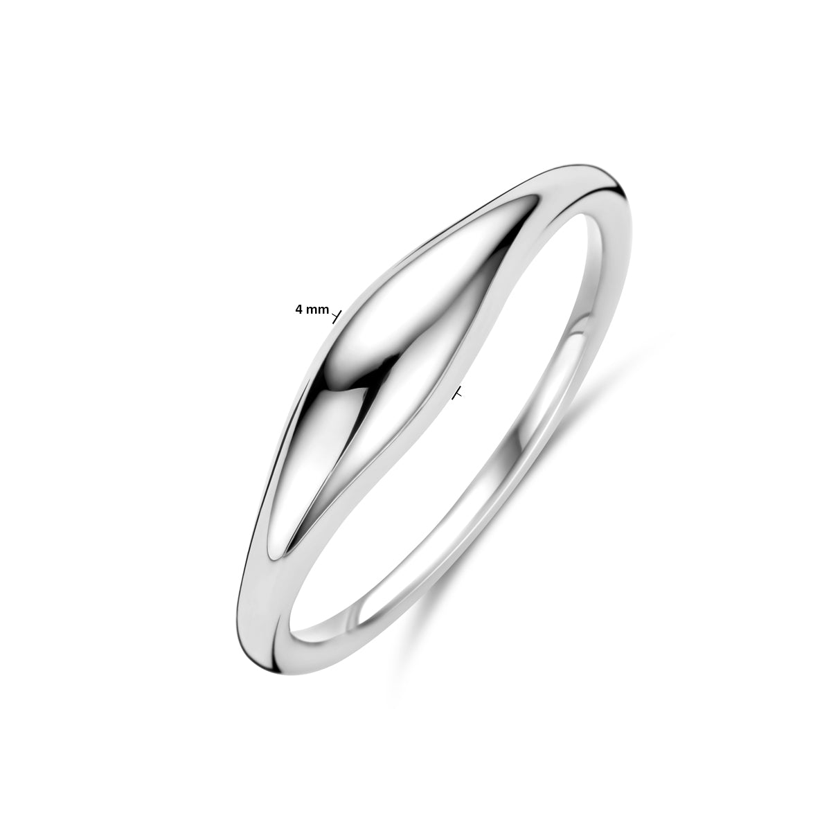 vDam Ring Zilver Gerhodineerd 1340490 Maat 18½
