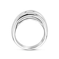 vDam Ring Zilver Gerhodineerd 1340903 Maat 17¾