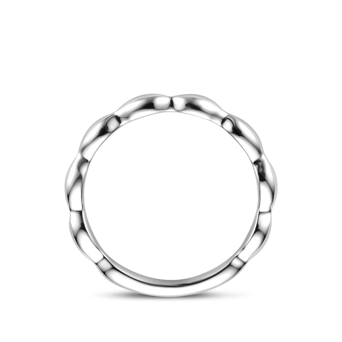 vDam Ring Zilver Gerhodineerd 1341526 Maat 19