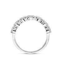 vDam Ring Zirkonia 3,0 Mm Zilver Gerhodineerd 1339741 Maat 17¾