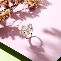 vDam Ring Zirkonia Halo Zilver Gerhodineerd 1335165 Maat 18½