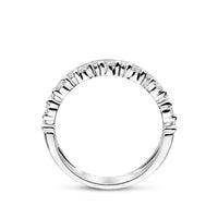 vDam Ring Zirkonia Poli/mat Zilver Gerhodineerd 1341932 Maat 18½