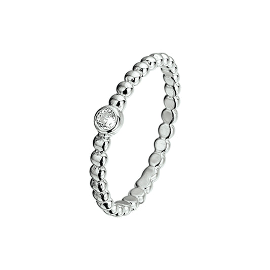 vDam Ring Zirkonia Zilver Gerhodineerd 1325137
