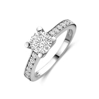 vDam Ring Zirkonia Zilver Gerhodineerd 1328531