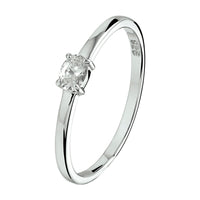 vDam Ring Zirkonia Zilver Gerhodineerd 1330196