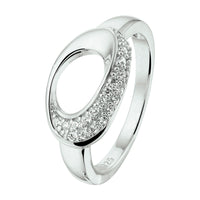 vDam Ring Zirkonia Zilver Gerhodineerd 1332516