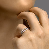vDam Ring Zirkonia Zilver Gerhodineerd 1332594 Maat 16½