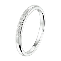 vDam Ring Zirkonia Zilver Gerhodineerd 1333360