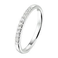 vDam Ring Zirkonia Zilver Gerhodineerd 1333367