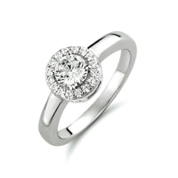 vDam Ring Zirkonia Zilver Gerhodineerd 1333651