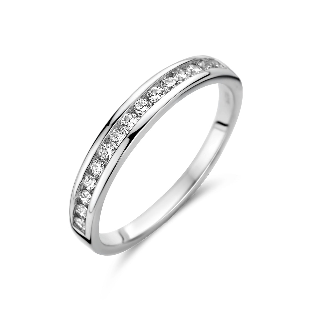 vDam Ring Zirkonia Zilver Gerhodineerd 1333892