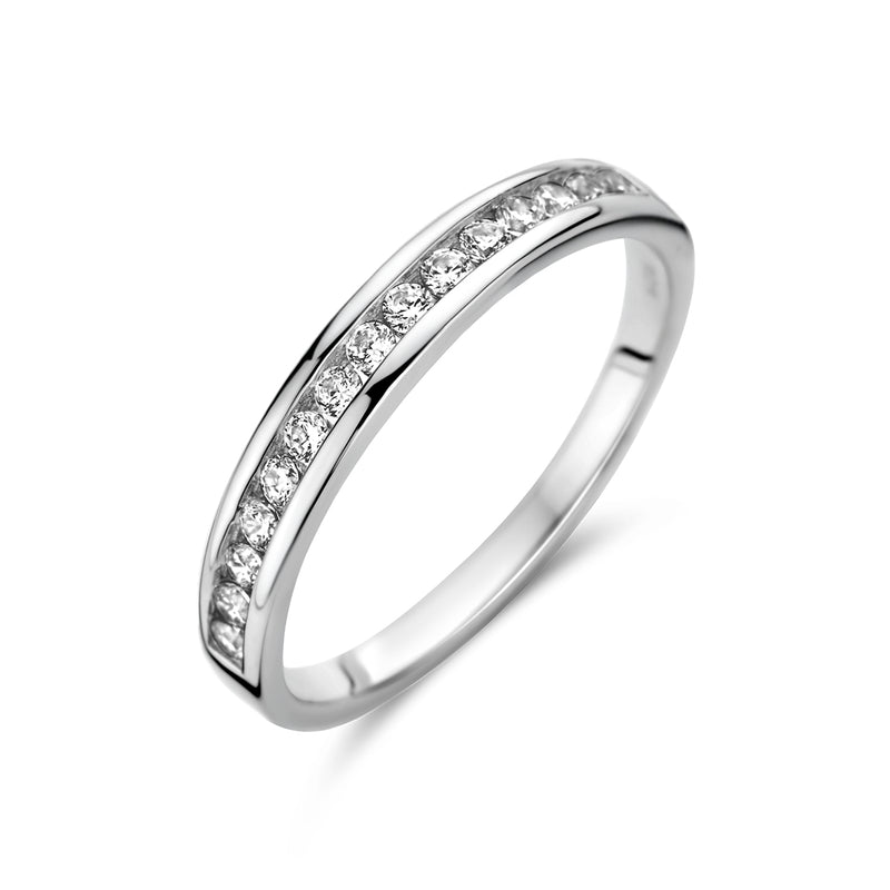 vDam Ring Zirkonia Zilver Gerhodineerd 1333895