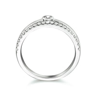 vDam Ring Zirkonia Zilver Gerhodineerd 1333989 Maat 19