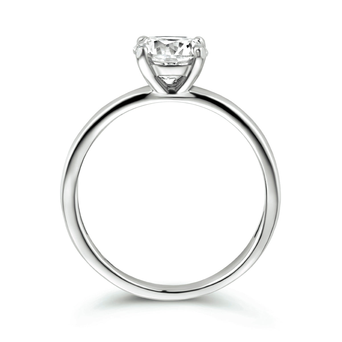 vDam Ring Zirkonia Zilver Gerhodineerd 1334755 Maat 16½