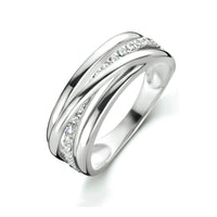 vDam Ring Zirkonia Zilver Gerhodineerd 1334977