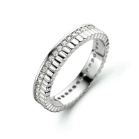 vDam Ring Zirkonia Zilver Gerhodineerd 1335001