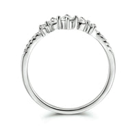vDam Ring Zirkonia Zilver Gerhodineerd 1335009 Maat 18½