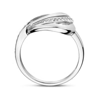 vDam Ring Zirkonia Zilver Gerhodineerd 1335607 Maat 18½