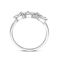 vDam Ring Zirkonia Zilver Gerhodineerd 1338112 Maat 17¼