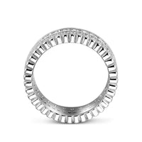 vDam Ring Zirkonia Zilver Gerhodineerd 1338546 Maat 17¼