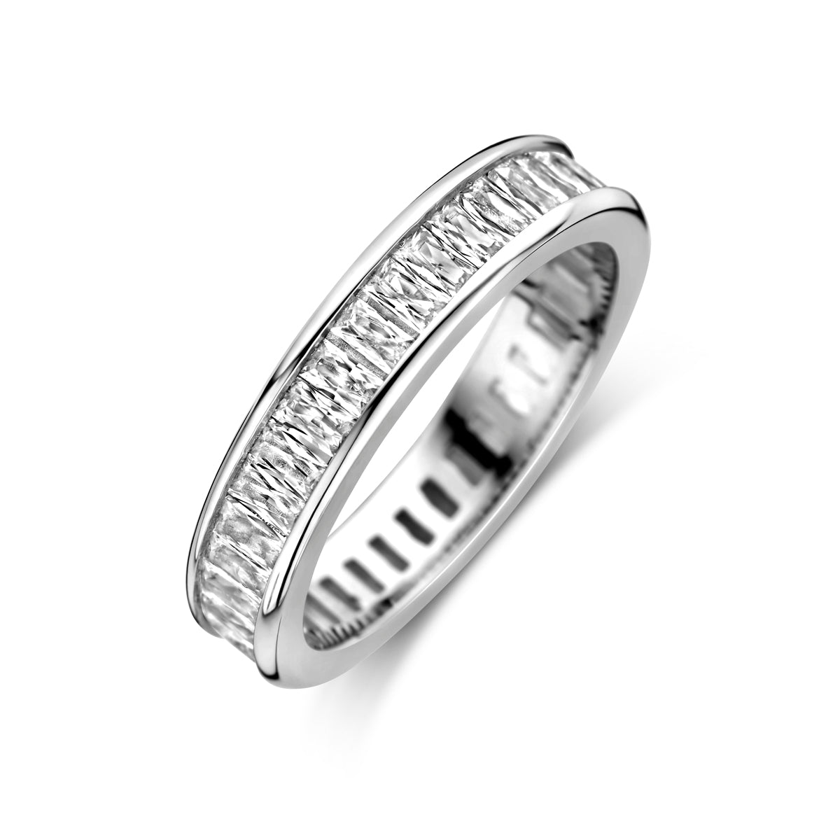 vDam Ring Zirkonia Zilver Gerhodineerd 1338779