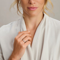 vDam Ring Zirkonia Zilver Gerhodineerd 1339007 Maat 17¾