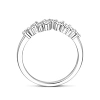 vDam Ring Zirkonia Zilver Gerhodineerd 1339138 Maat 17¼