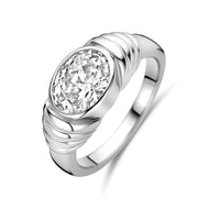 vDam Ring Zirkonia Zilver Gerhodineerd 1339166