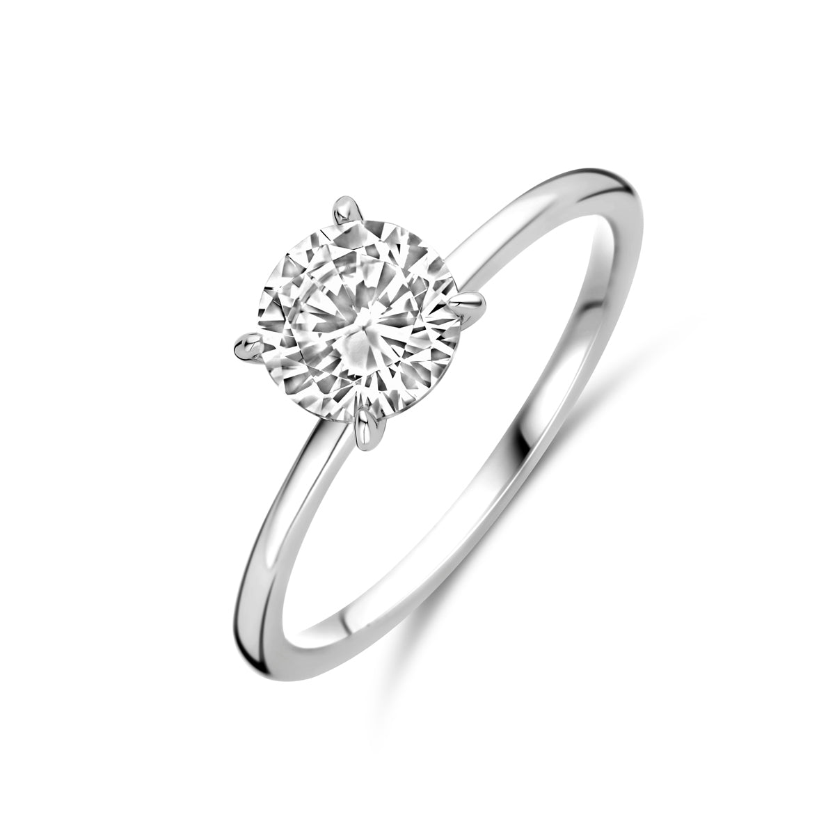 vDam Ring Zirkonia Zilver Gerhodineerd 1339180