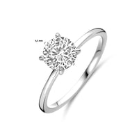 vDam Ring Zirkonia Zilver Gerhodineerd 1339181 Maat 16½