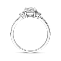 vDam Ring Zirkonia Zilver Gerhodineerd 1339213 Maat 17¾