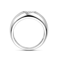 vDam Ring Zirkonia Zilver Gerhodineerd 1339224 Maat 19